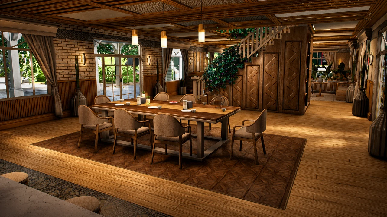 A furnished house interior